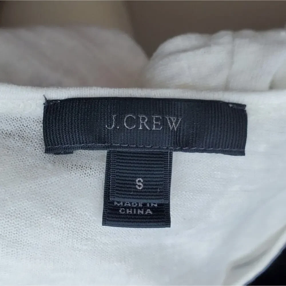 J. Crew Linen Bell Sleeve Top Small